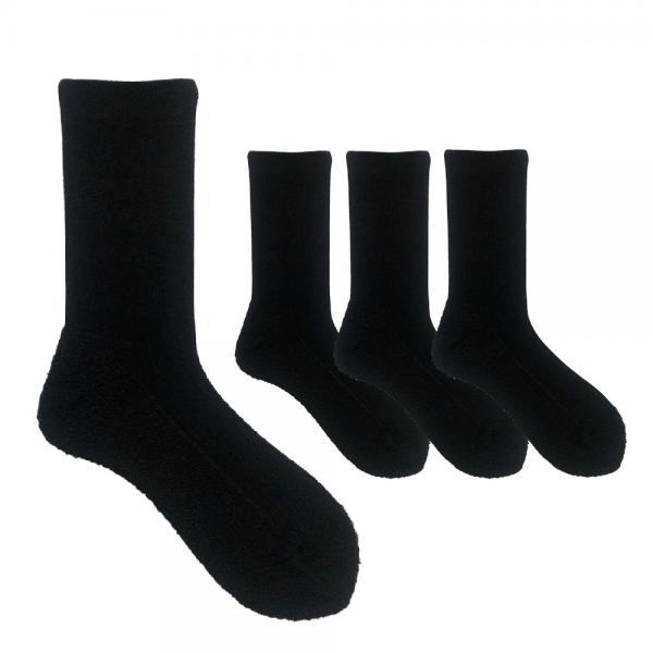 두발로 여성용 수면 골지장목 양말 4켤레