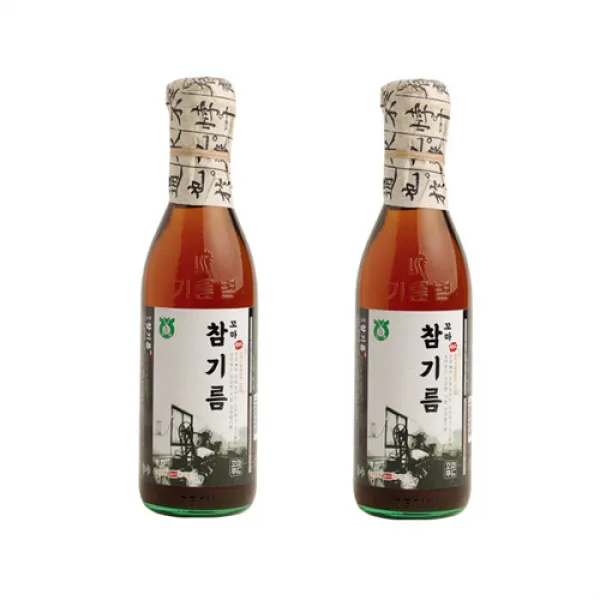 꼬마참기름 통참깨 참기름, 350ml, 2개