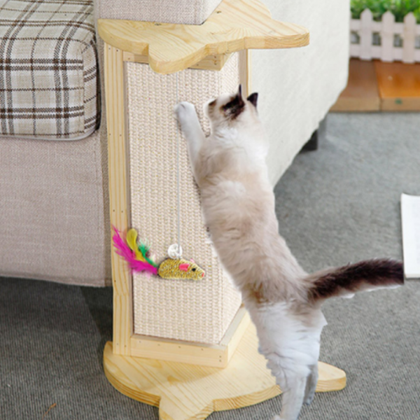 딩동펫 고양이 사이잘 코너형 스크래쳐 XL, 혼합색상, 1개