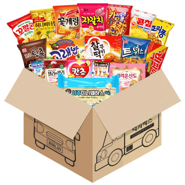 까까나라 갓까성비 과자 세트, 1세트, 과자 17p