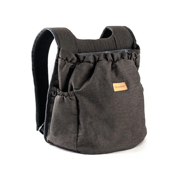 에이미러브즈펫 허그프론트 반려동물 가방 데님그레이