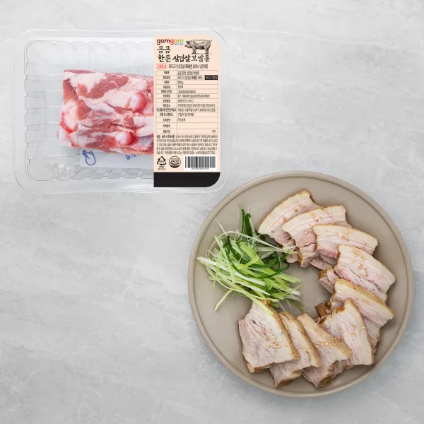 곰곰 한돈 삼겹살 보쌈용 500g (냉장), 1개