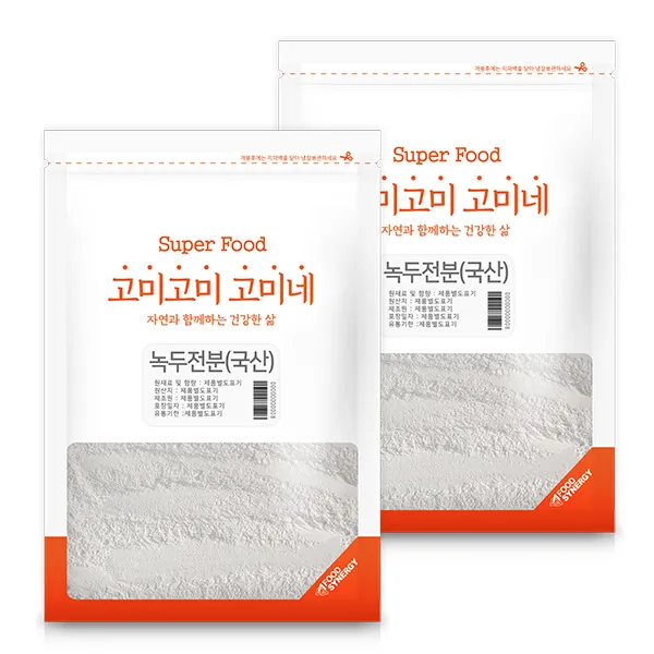 고미네 녹두전분, 300g, 2개입