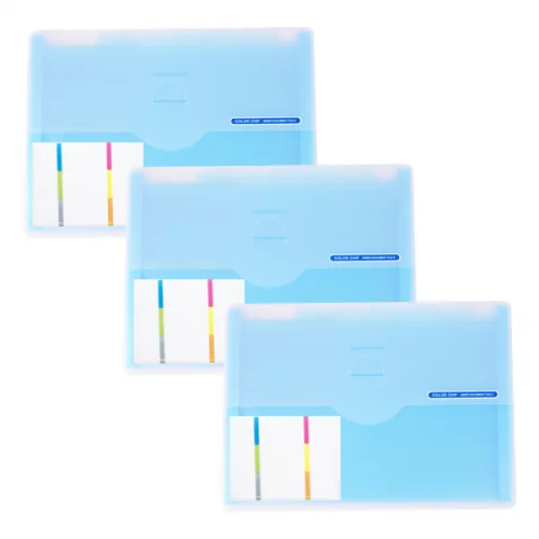 청운 백인백 도큐먼트파일 A4 하늘 3개