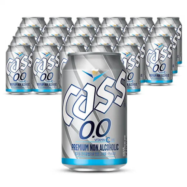 오비맥주 카스제로 비알콜음료, 330ml, 24개