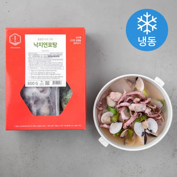 설래담 낙지 연포탕 (냉동), 600g, 1개
