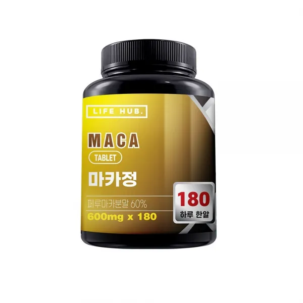 라이프허브 마카정 600mg, 180정, 1개