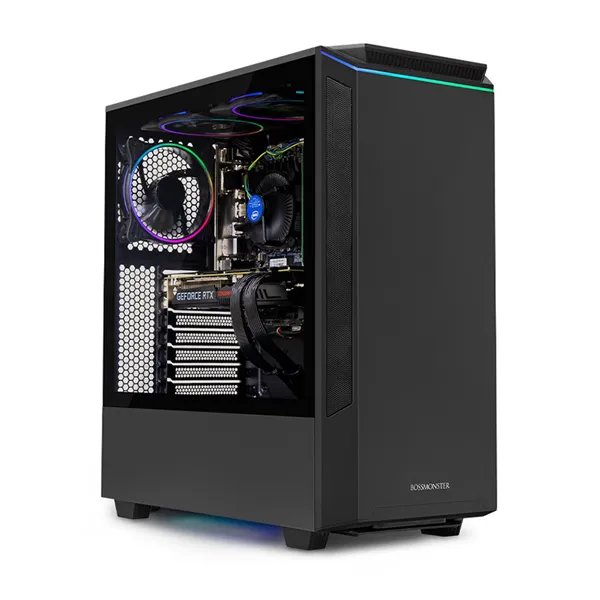 한성컴퓨터 보스몬스터 데스크탑 블랙 DX5516SRX (라이젠5-3500X WIN미포함 16GB SSD 500GB 교체장착 GTX1660 SUPER 6GB 파워 정격 650W), 기본형