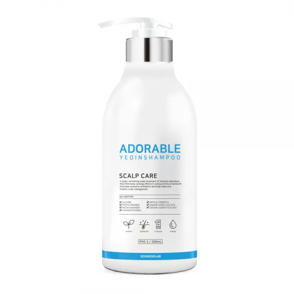 순수연구소 어도러블 여인 샴푸, 500ml, 1개