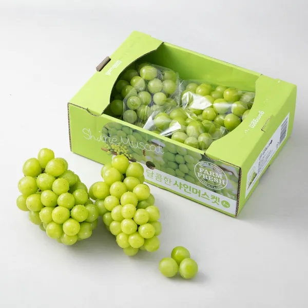 곰곰 샤인머스켓 2kg 3~4수 1박스