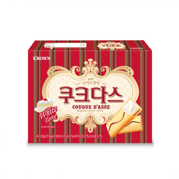 크라운 쿠크다스 화이트토르테, 289g, 1개