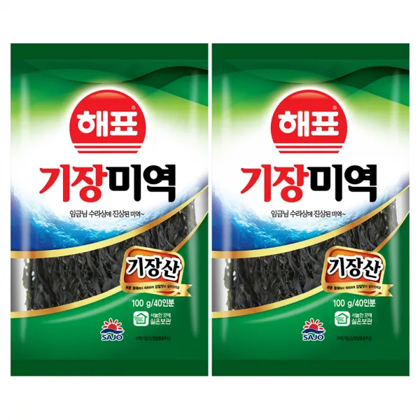 해표 기장미역 100g 2개