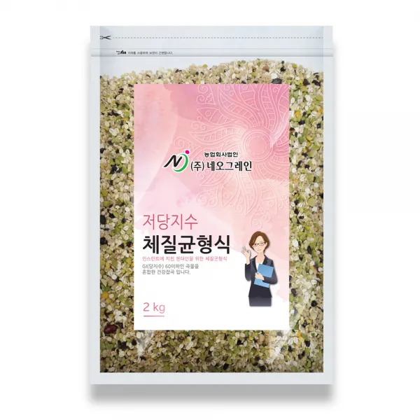 네오그레인 저당지수 혼합잡곡 체질균형식, 1개, 2kg