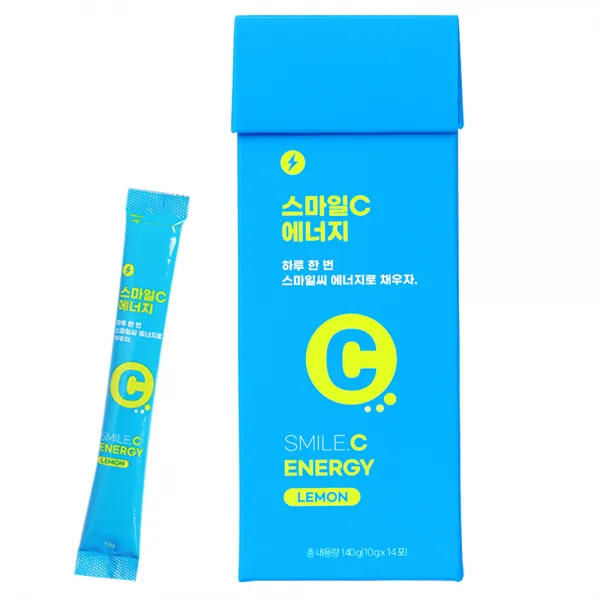 스마일C 에너지 음료분말 레몬맛 2주분, 10g, 14개