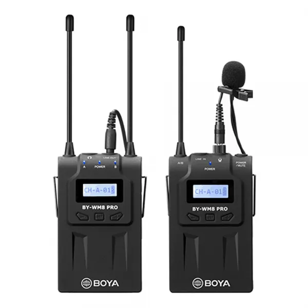 보야 By Wm8 Pro K1 Uhf채널 무선 마이크 By Wm8 Pro