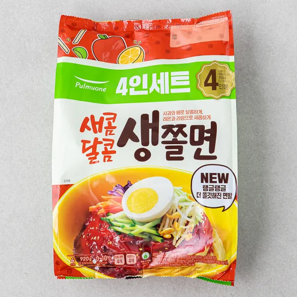 풀무원 새콤달콤 생쫄면 4인, 920g, 1개