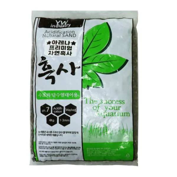 고운물 천연 산처리 자연흑사 4kg, 혼합 색상, 1개