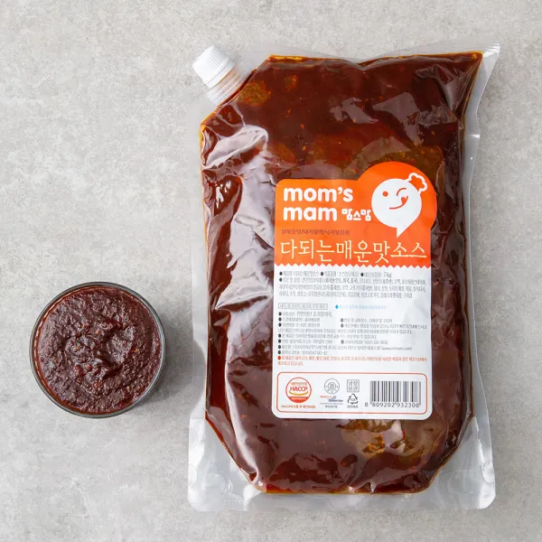 맘스맘 다되는매운맛소스, 2kg, 1개