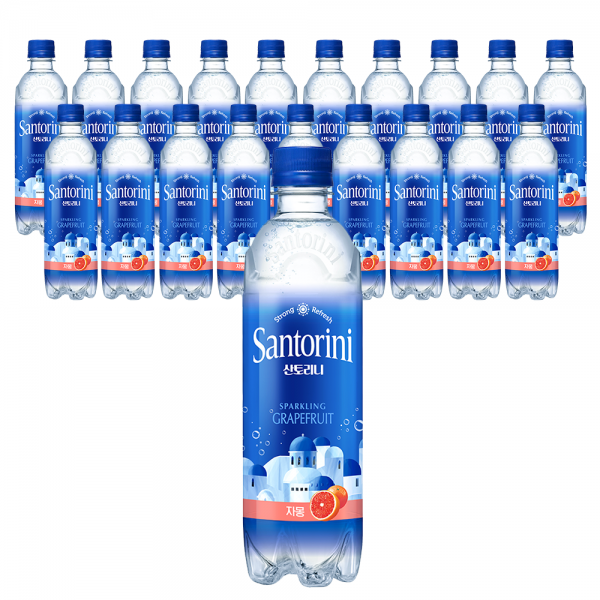 산토리니 탄산음료 자몽 500ml 20개
