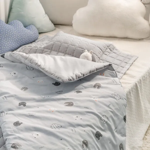 아이자리 순면 사계절 일체형 낮잠이불, 미니베베