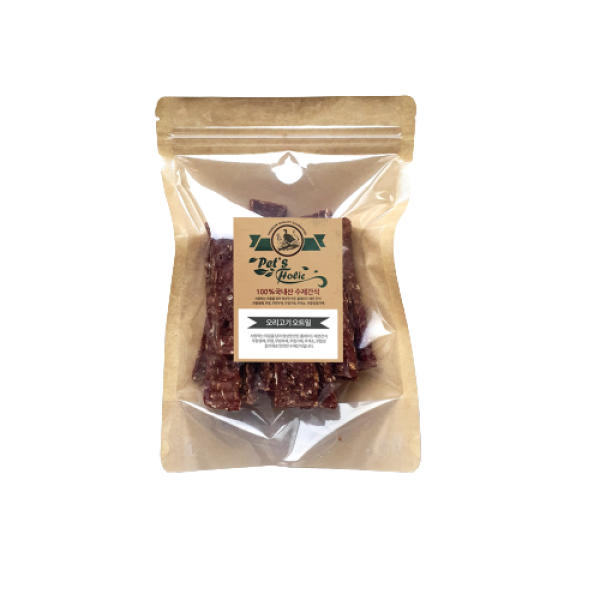 펫츠홀릭 국내산 대용량 수제 간식 220g, 오리고기 + 오트밀 혼합맛, 1개