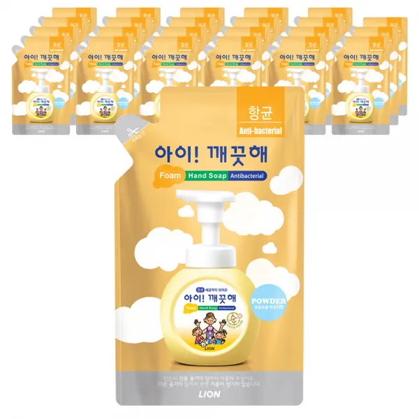 아이깨끗해 순 핸드워시 파우더향 24개 200ml