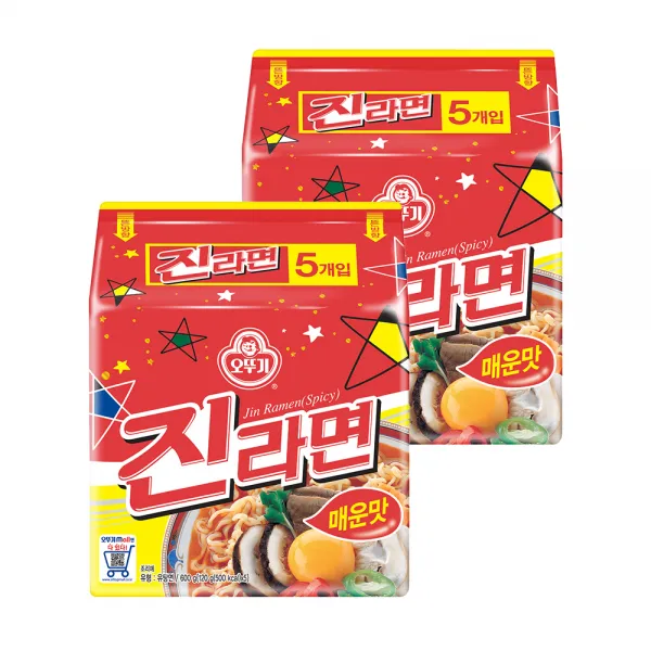 오뚜기 진라면 매운맛 120 G 10개