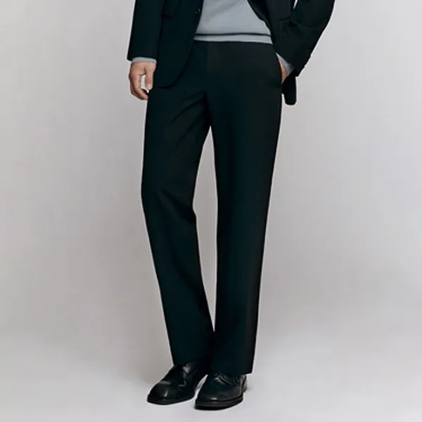 마인드브릿지 남성용 Couture 테이퍼드 밴딩 크롭 셋업 슬랙스 Mvpt0101