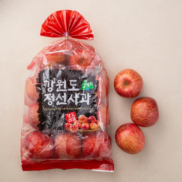 다조은 강원도 정선 당도선별 사과, 2.5kg, 1개