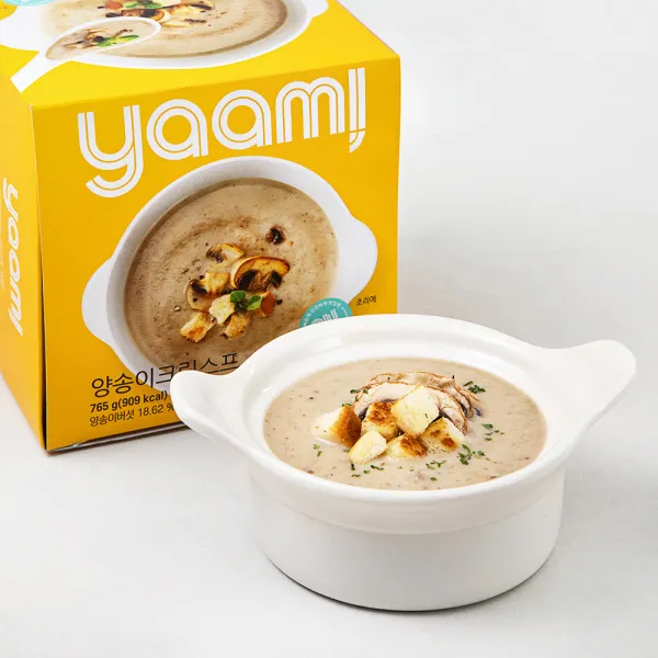 YAAM(얌)! 양송이 크림스프, 255g, 3개