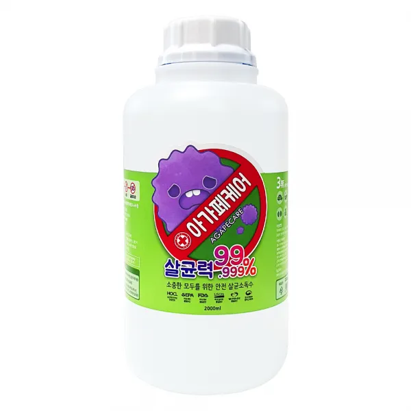 아가페케어 살균소독제, 1개, 2L