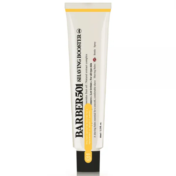 바버501 쉐이빙 부스터 면도 크림 옐로우, 66ml, 1개