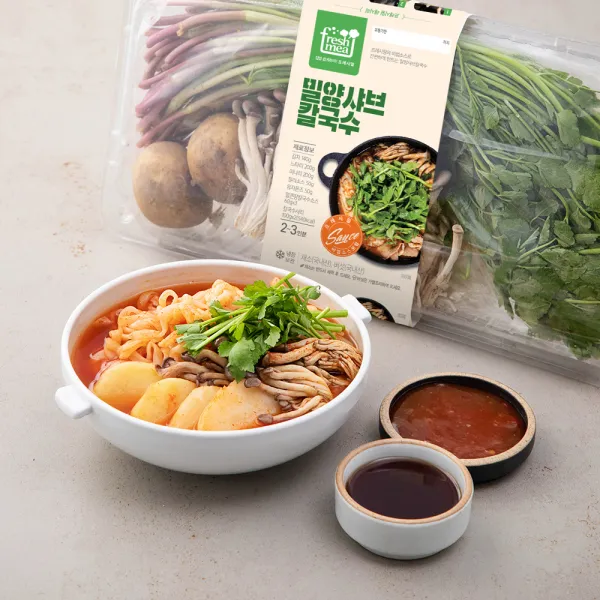 프레시밀 밀양 샤브 칼국수, 1020g, 1개
