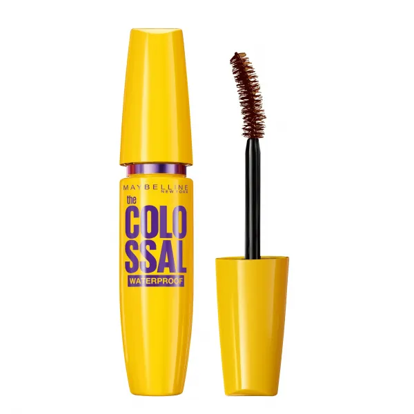 메이블린 뉴욕 콜로썰 워터프루프 마스카라 9.2ml, 리얼브라운, 1개