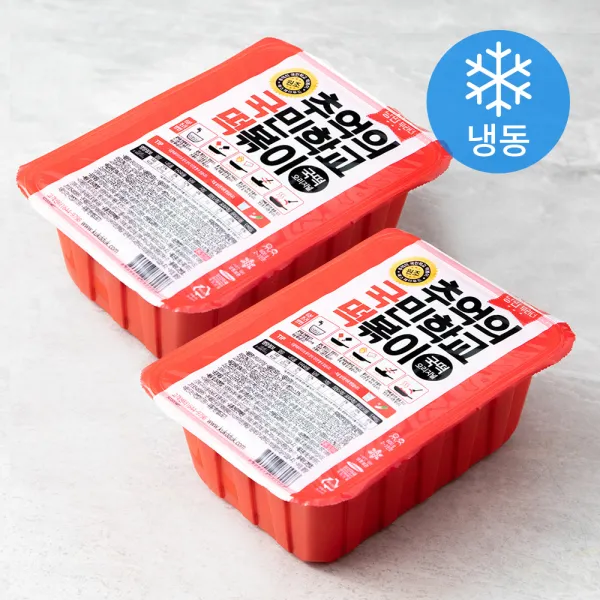 추억의 국민학교 떡볶이 오리지널 (냉동), 600g, 2개