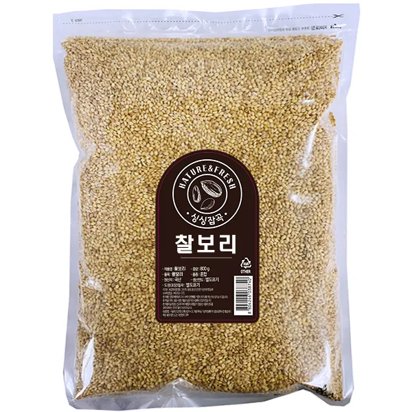 월드그린 찰보리쌀, 800g, 1개