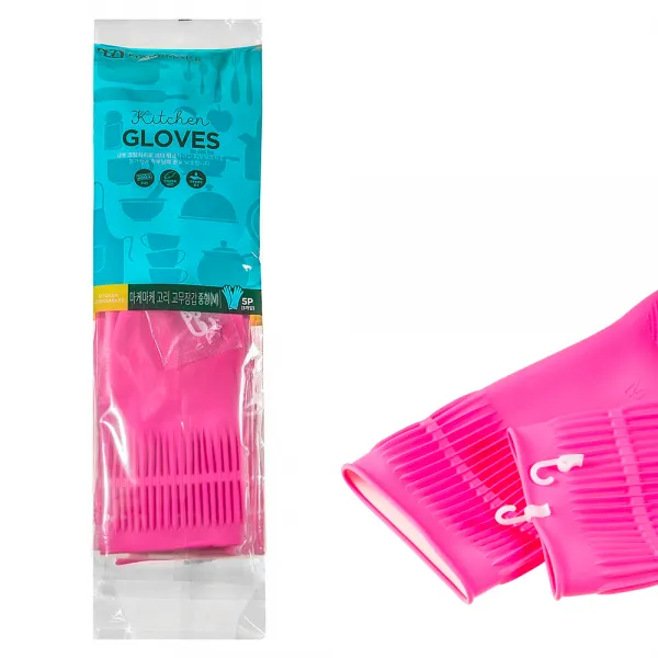 마케마케 고리 고무장갑 중형 단일 색상 5개