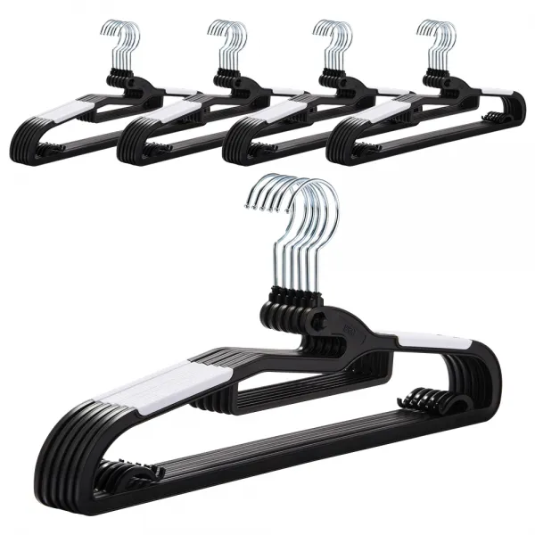 고리회전 논슬립 옷걸이, 화이트, 30개