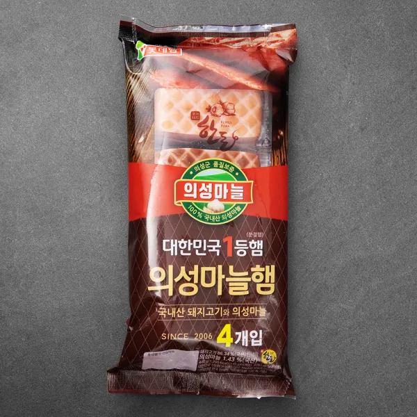 롯데햄 의성마늘햄, 440g, 1개
