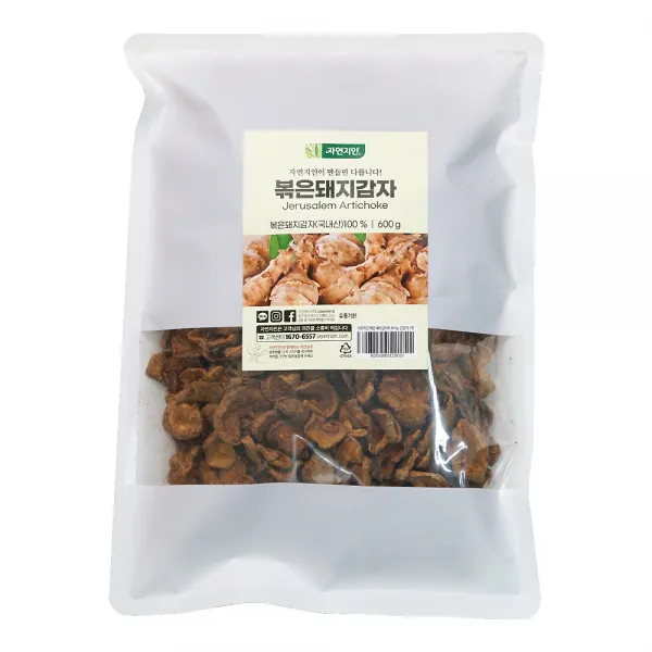 자연지인 국내산 볶은 돼지감자 차 600g 1개