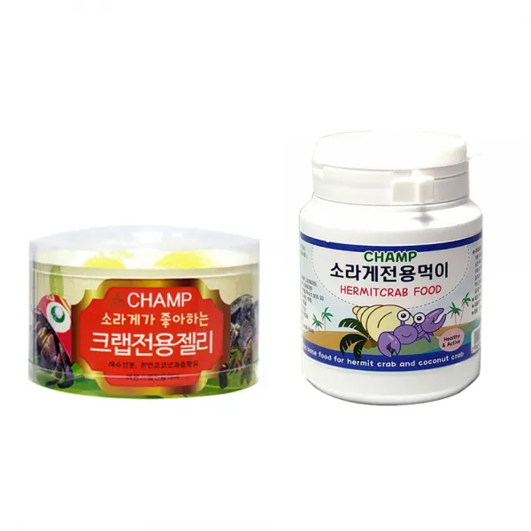 챔프 소라게 전용 먹이 + 젤리, 50g, 1세트