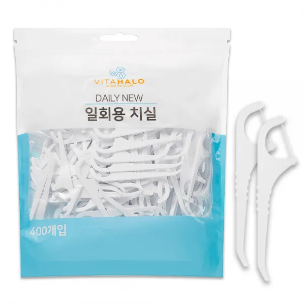 쿠팡 브랜드 - 비타할로 데일리뉴 일회용 치실, 400개입, 1개