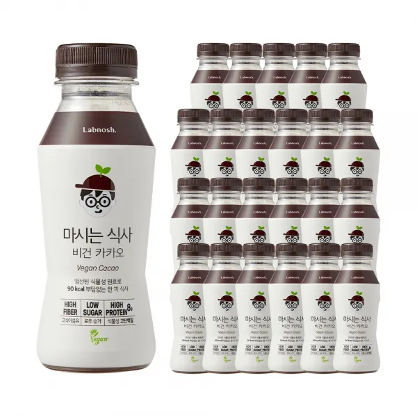 랩노쉬 마시는식사 비건 카카오, 240ml, 24개