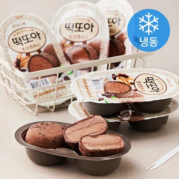 [로켓프레시] 빙그레 떡또아 초코츄러스 (냉동), 85ml, 6입