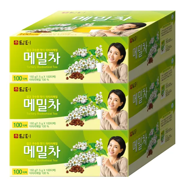 담터에프엔비 메밀차 100p, 150g, 3개