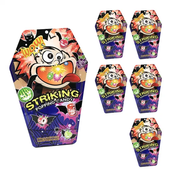 스트라이킹 팝핑캔디 버라이어티팩 퍼플 150g 6개