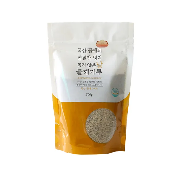 국산 들깨의 껍질만 벗겨 볶지 않은 날들깨가루, 200g, 1개