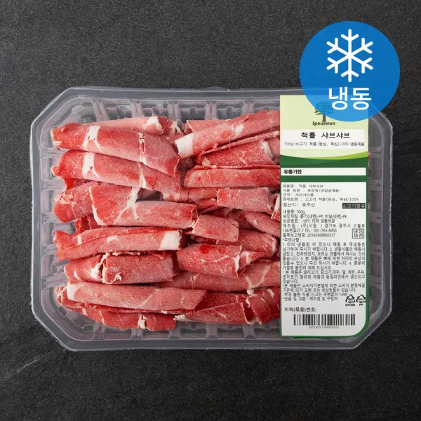 이플원 호주산 척롤 샤브샤브 (냉동), 700g, 1팩