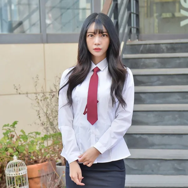 [빅사이즈] 프리미엄 각카라 교복셔츠 (컬러체크) ~4XL, 없음, 4XL