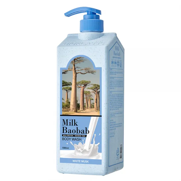 밀크바오밥 바디워시 화이트머스크향, 1000ml, 1개
